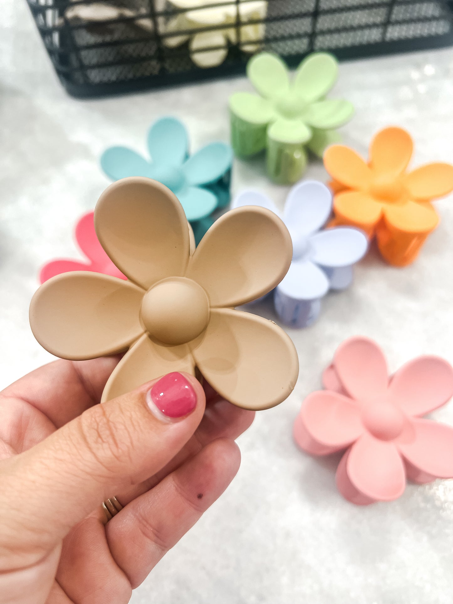 Flower Hair Clip- 14 Color Options