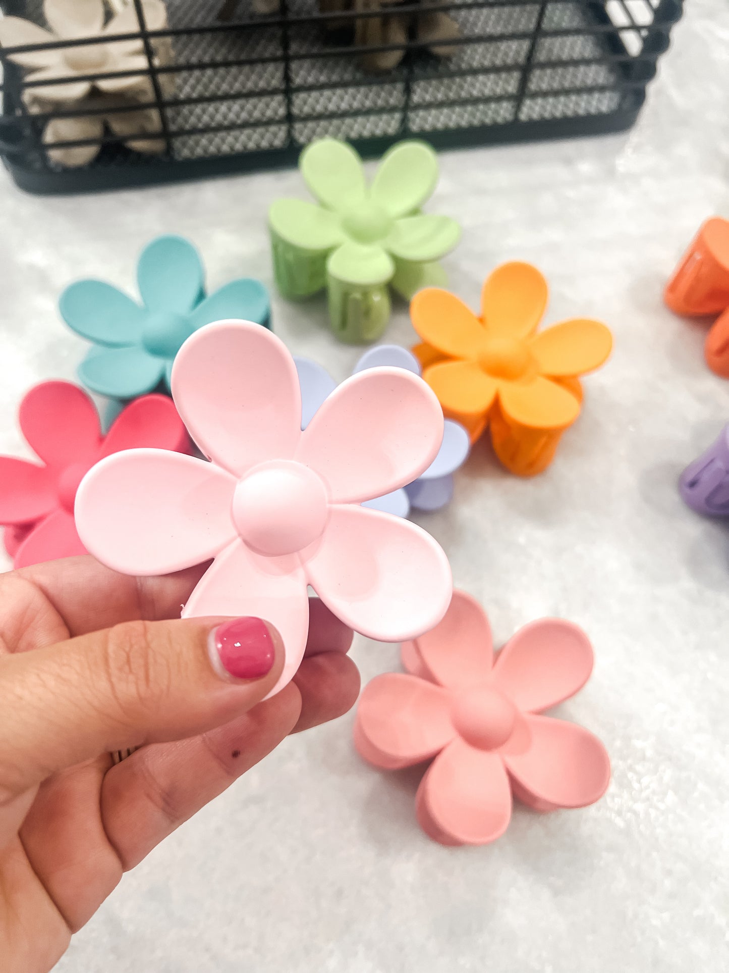 Flower Hair Clip- 14 Color Options