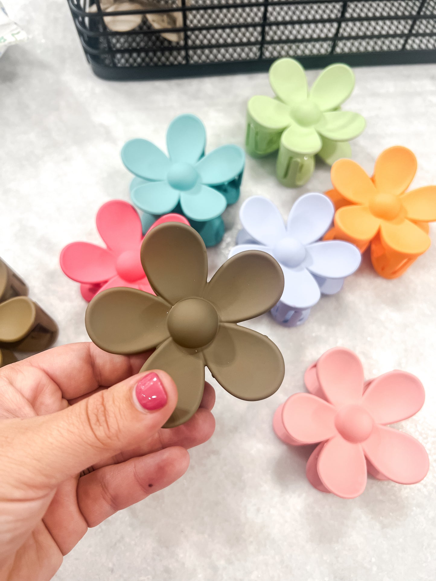 Flower Hair Clip- 14 Color Options