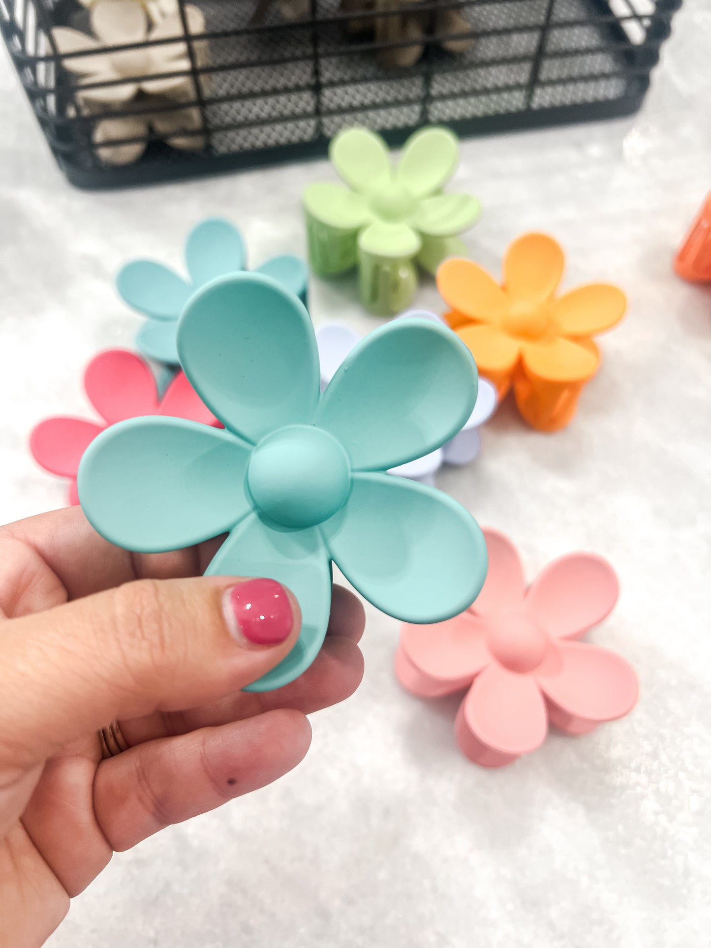 Flower Hair Clip- 14 Color Options