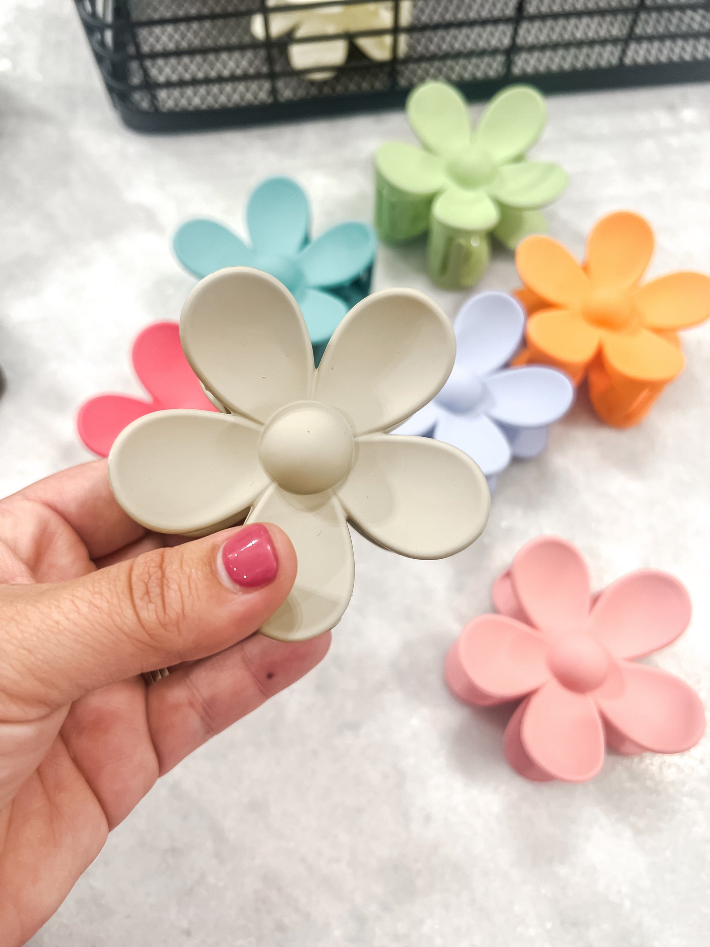 Flower Hair Clip- 14 Color Options