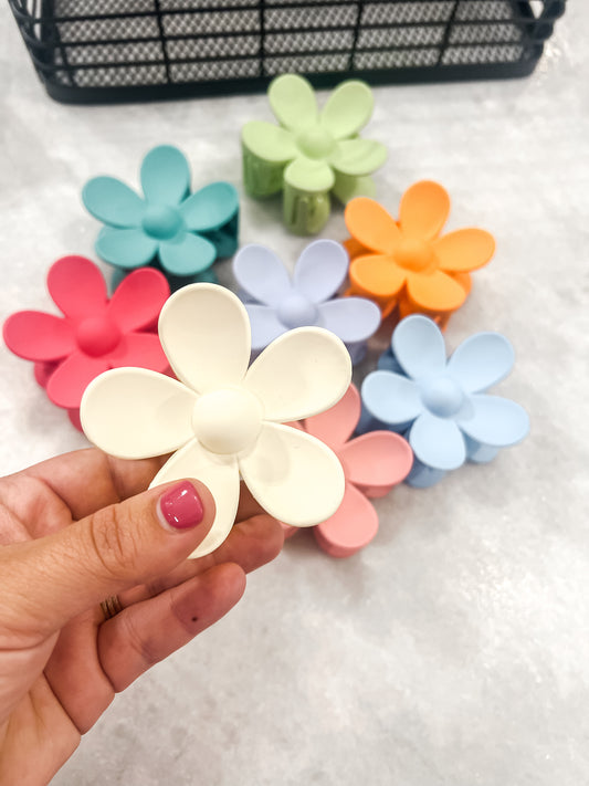 Flower Hair Clip- 14 Color Options