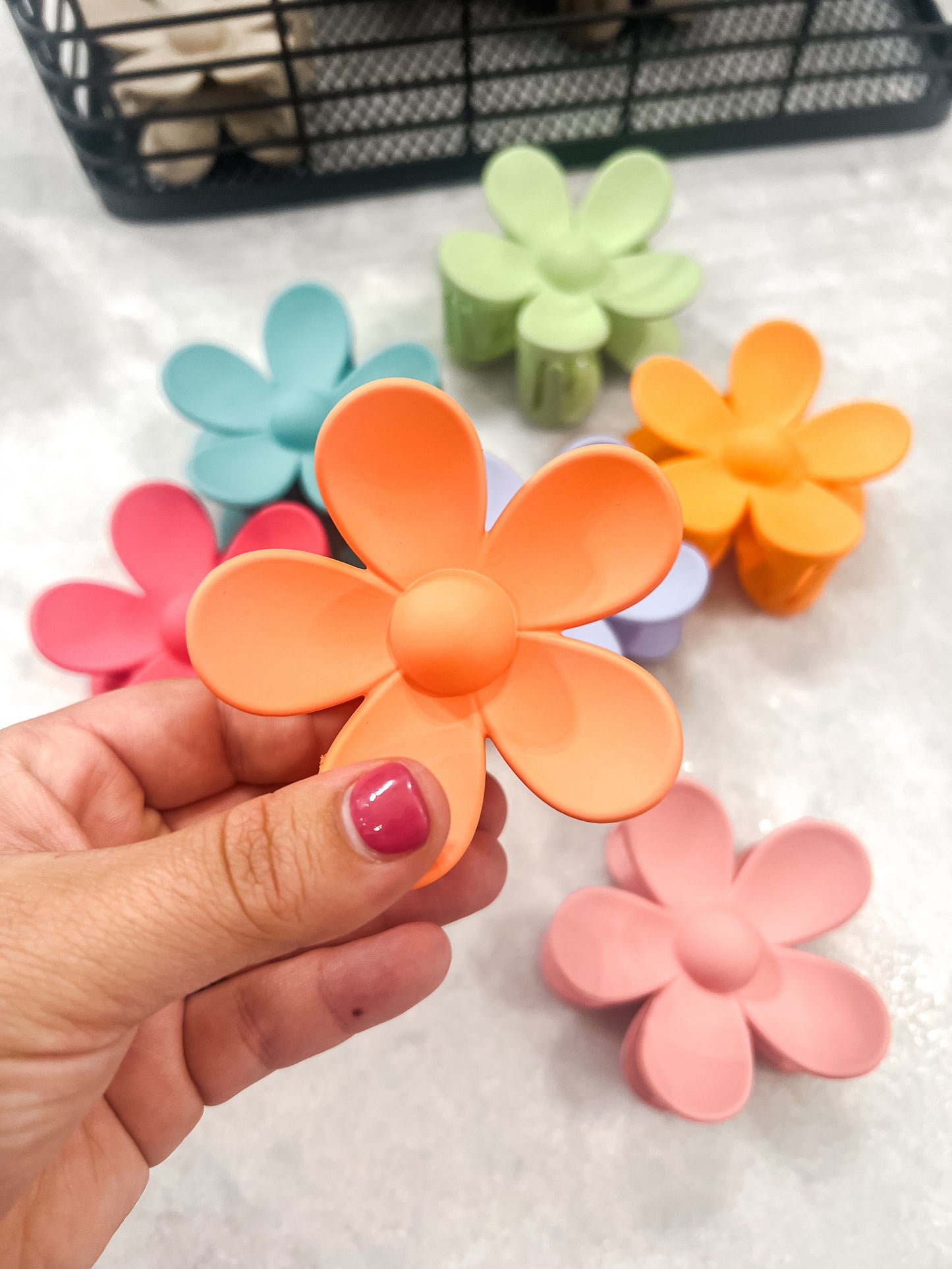 Flower Hair Clip- 14 Color Options