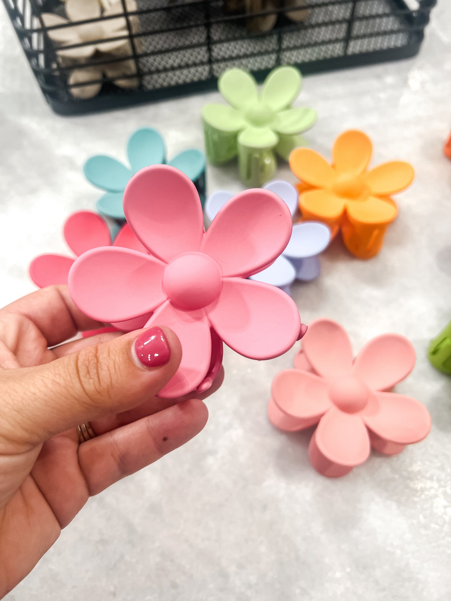 Flower Hair Clip- 14 Color Options