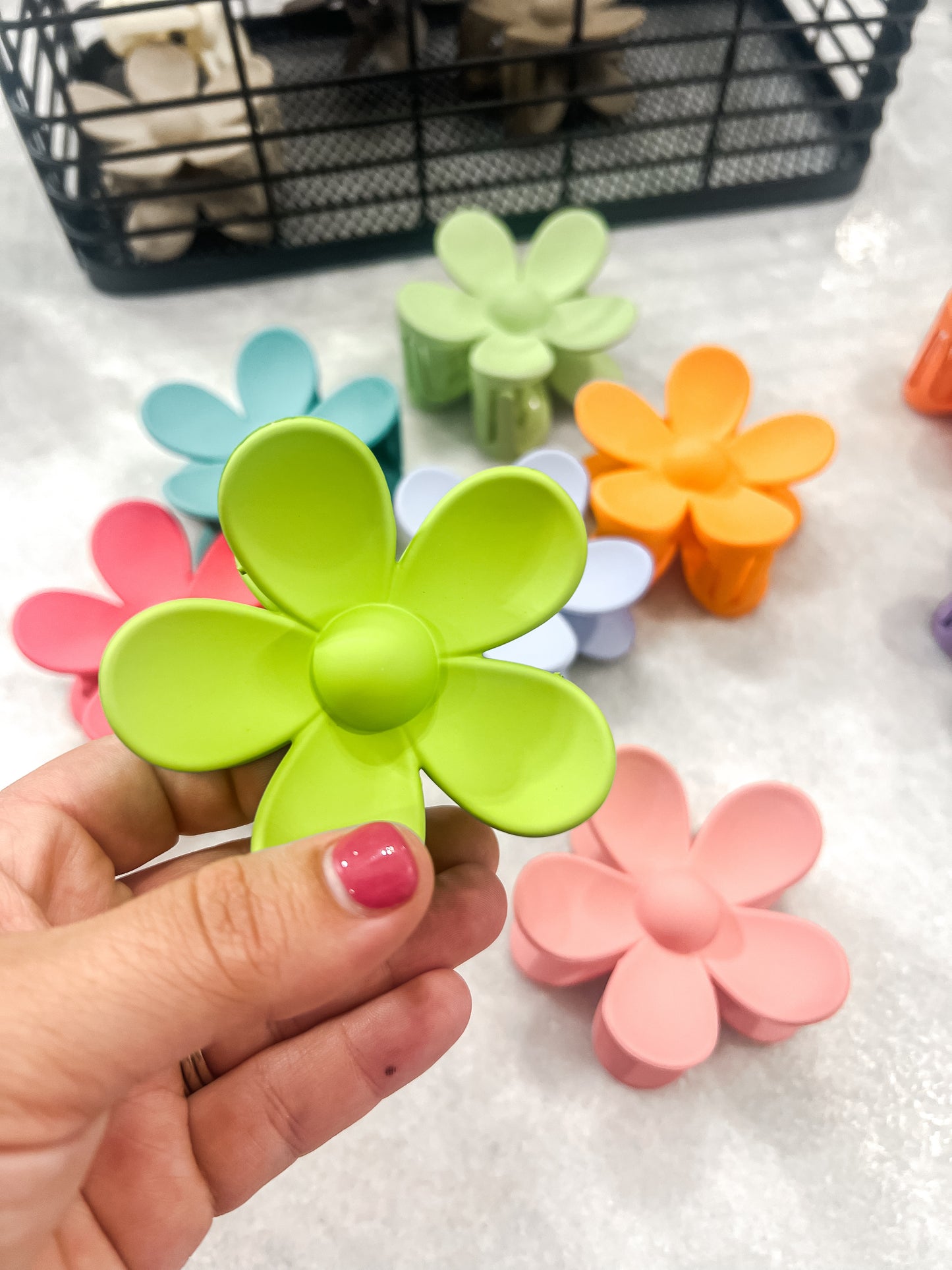 Flower Hair Clip- 14 Color Options