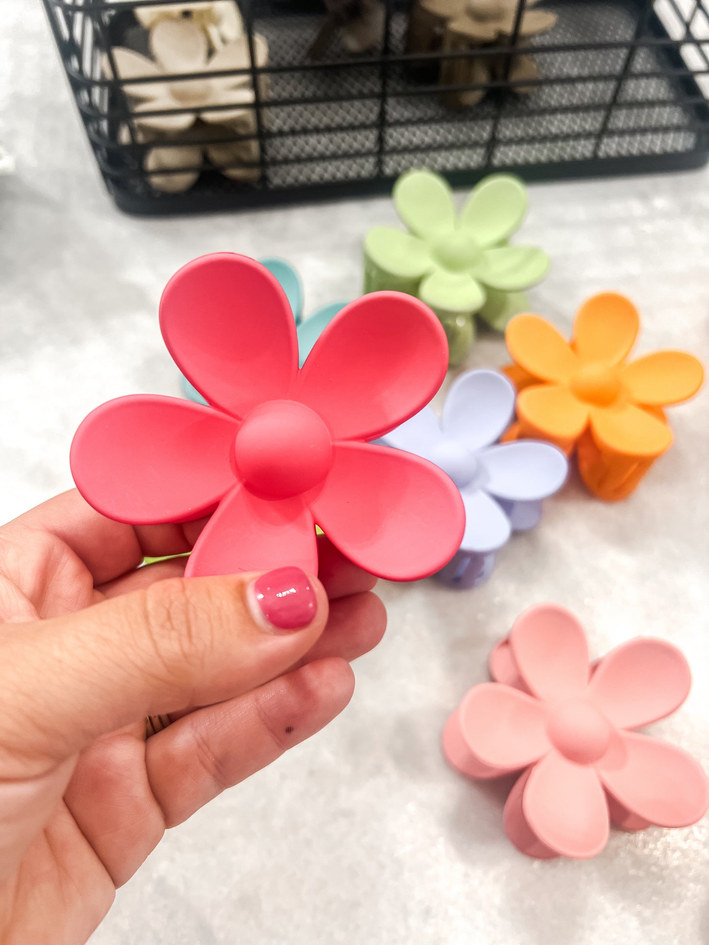 Flower Hair Clip- 14 Color Options