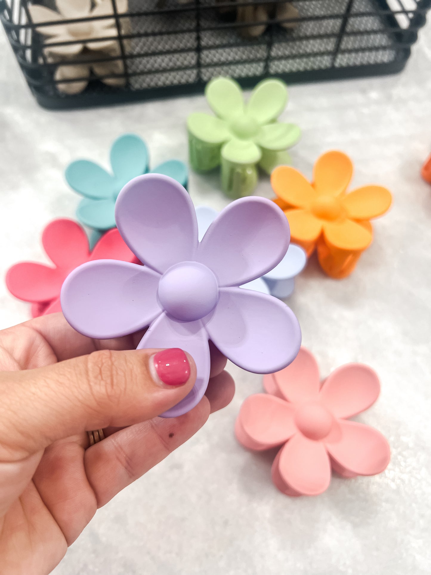 Flower Hair Clip- 14 Color Options