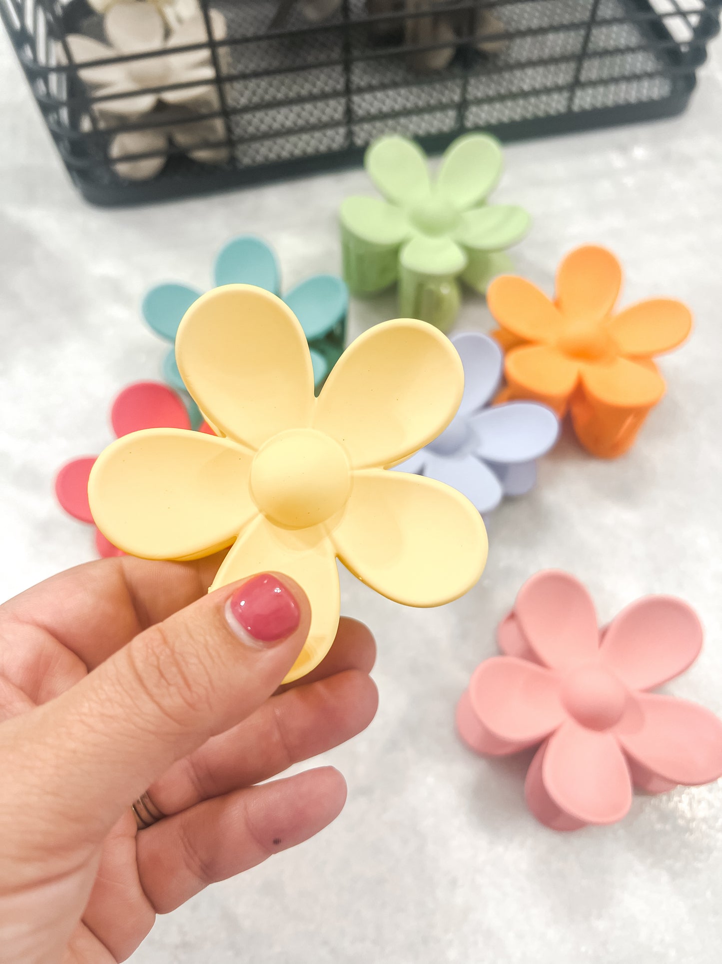 Flower Hair Clip- 14 Color Options